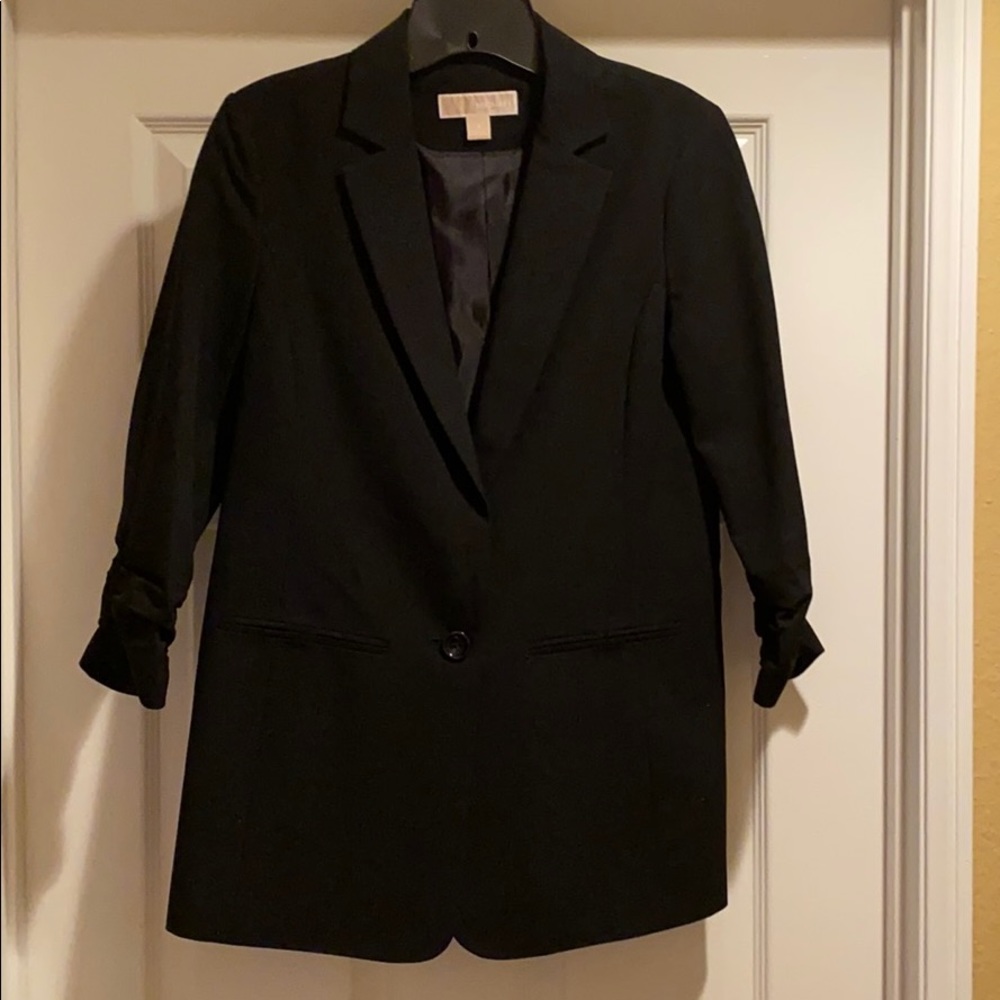 Michael Kors black blazer Size 4 cropped sleeves